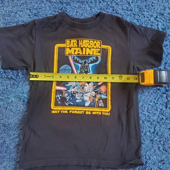 The Duck Company Bar Harbor Maine Kids Star Adventure T-Shirt - Black Youth M - Picture 6 of 6